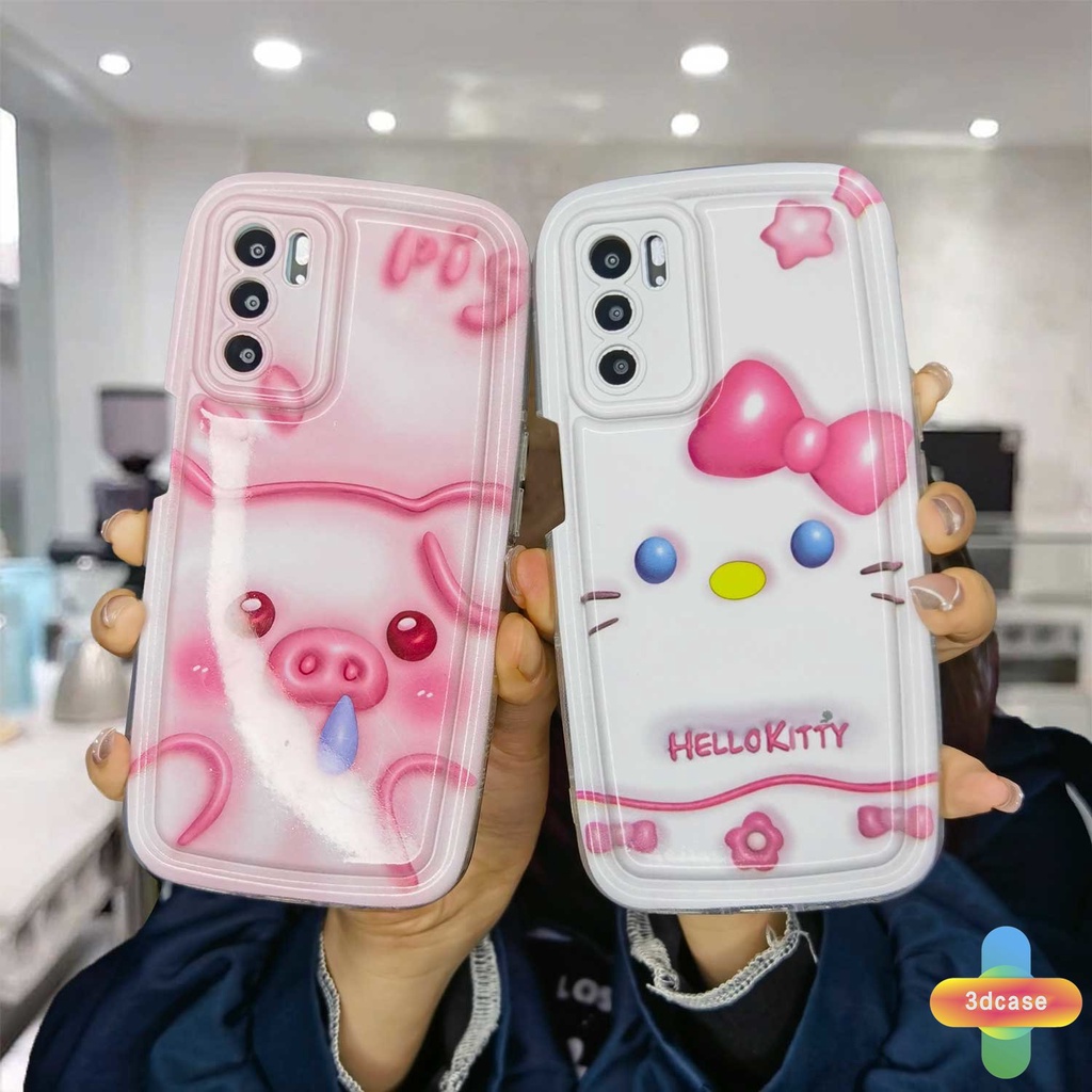 Case HP OPPO A57 A57S A57E A55 A7 A5 A9 A17 A17K A31 A53 A33 2020 A15 A54 A5S A3S A76 A96 A16 A95 A77S A12 A12S A1K A16E A16K A54S Reno 7 7Z 8Z 5 4 6 8 5F 5K 4F 4 5 06 Lite A74 A15S A52 A11K A92 A35 A36 A11 Cute Hello Kitty Silicone Soap Case