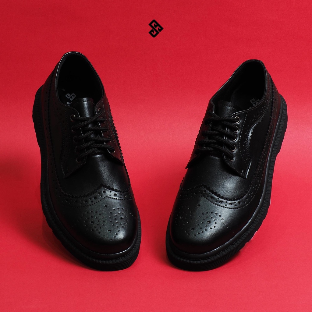 Sepatu Pria Formal | BT BORGUE FULL BLACK