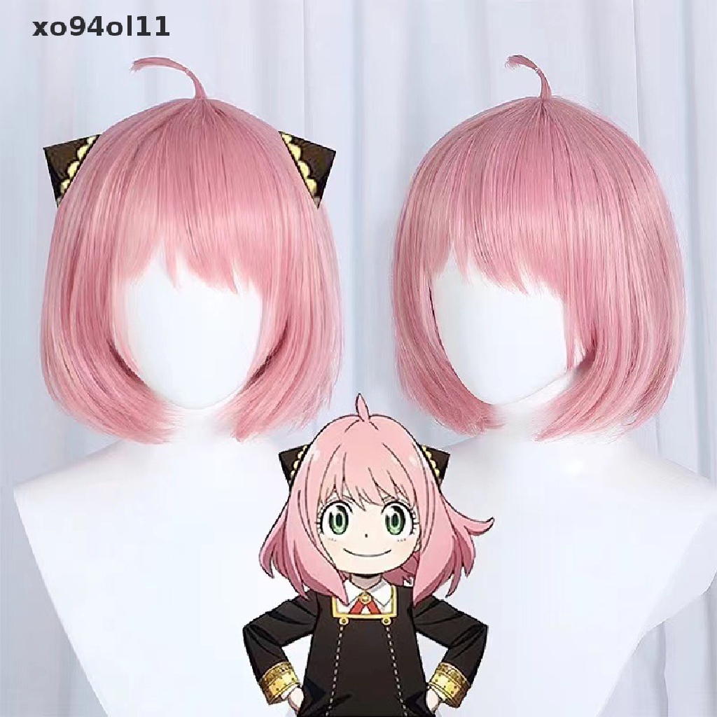 Xo Anime Spy X Family Anya Forger Gadis Pink Cosplay Wig Aksesoris Rambut OL