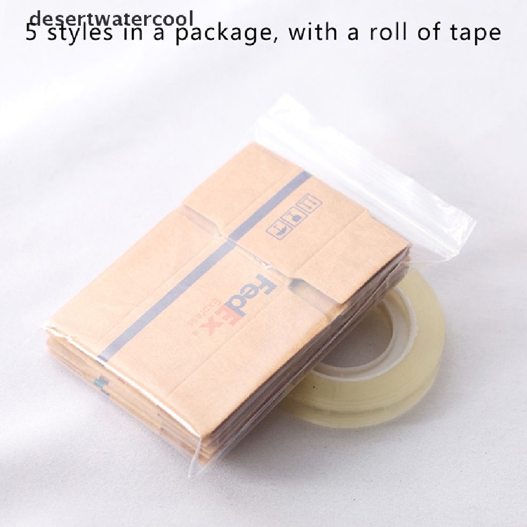 Deid 1Set Karton Mini Karton Express 1: 12rumah Boneka Miniatur Express Box Dekor Mainan Martijn