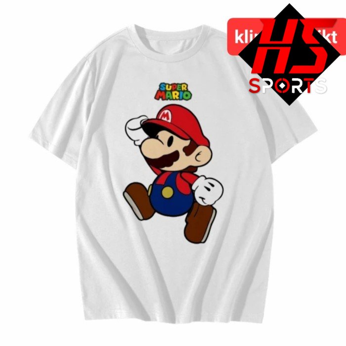 BAJU MARIO BROS - KAOS GAME MARIO WORLD KARAKTER - VINTAGE MARIO BROS3