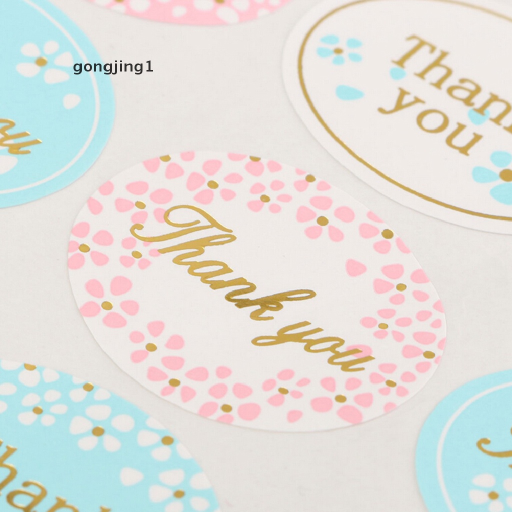 Ggg Golden THANK YOU Oval Stiker Label Sealing Sovenir Pesta Pernikahan 24pcs NEW ID