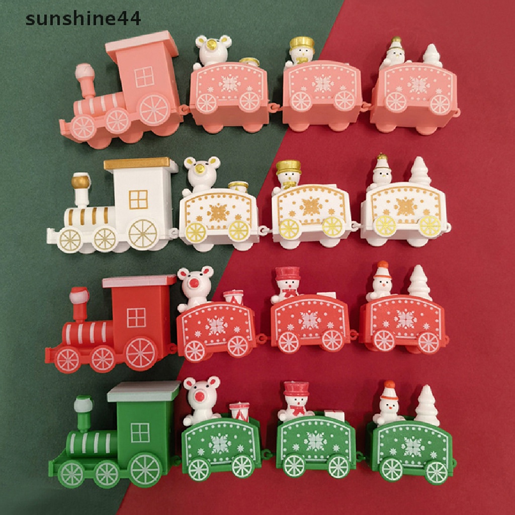 Sunshine 1Pc Kereta Natal Plastik 2023hiasan Xmas Xmas Home Decor Xmas Kado Anak ID