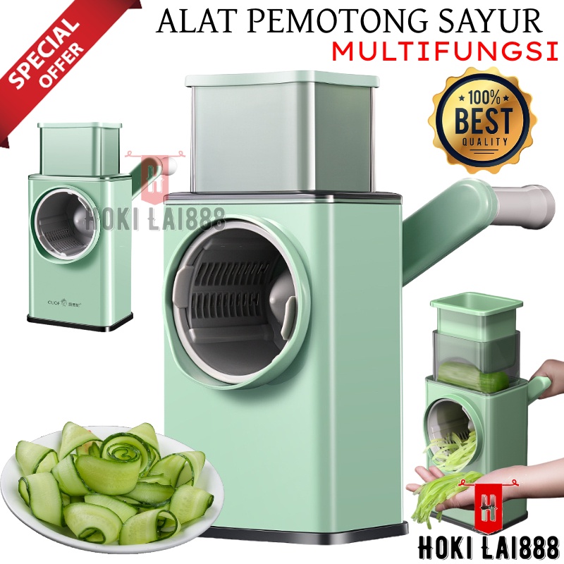 [HKL] VEGETABLE CUTTER / ALAT PEMOTONG SAYUR DAN BUAH SERBAGUNA / VEGETABLE SLICER MACHINE / PEMOTONG SAYUR / PEMOTONG KENTANG / ALAT POTONG SAYUR PARUTAN SERBAGUNA