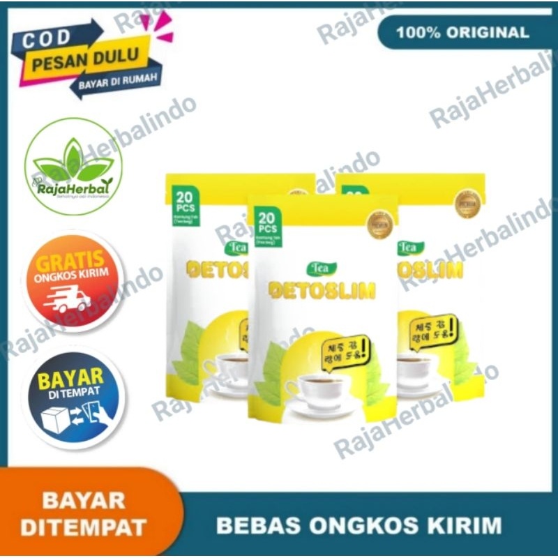 

(GHA)Teh Detoslim 1 Bks Teh Diet Teh Penurun Berat Badan Teh Pelangsing