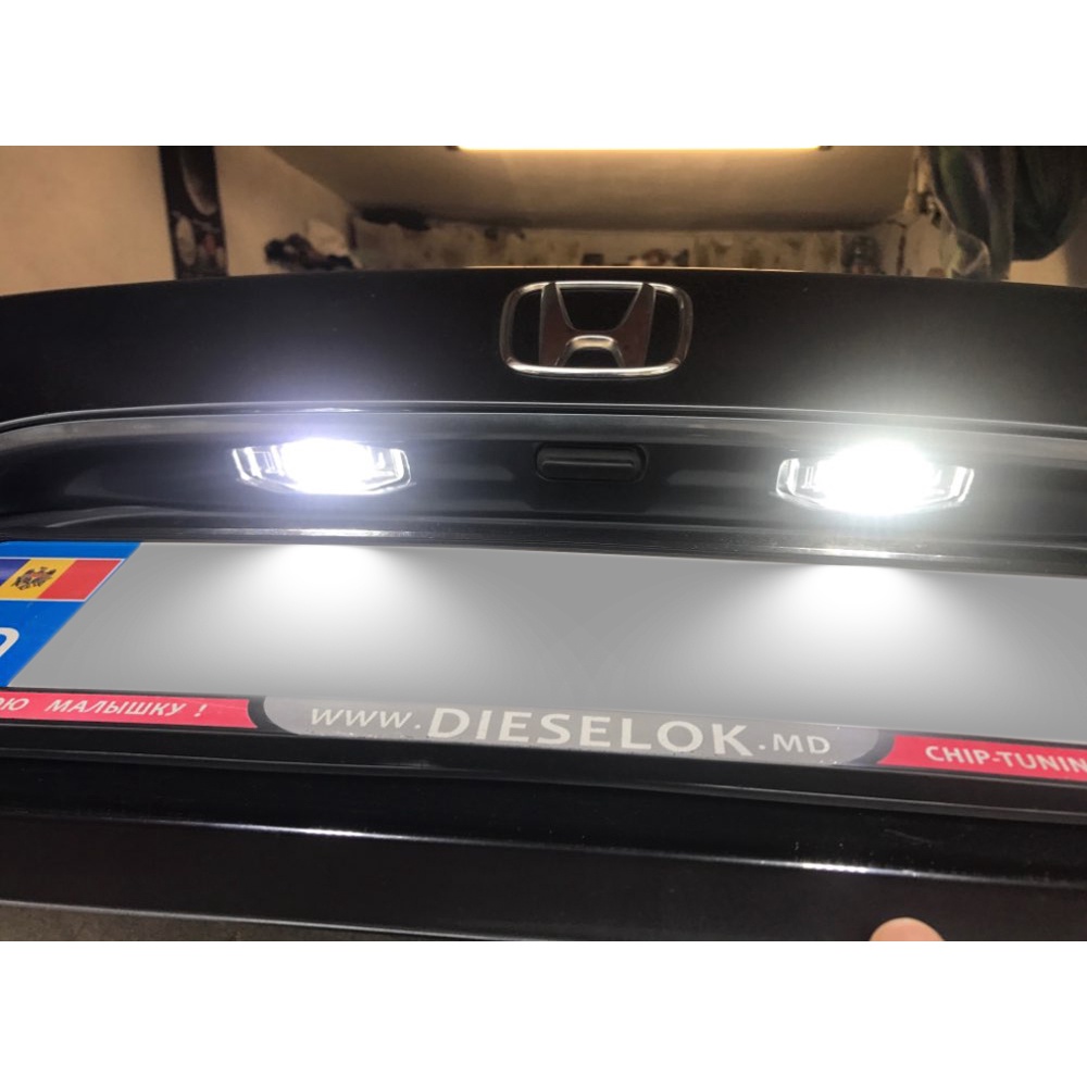 2pcs Led Plat Lampu Mobil styling Led Tail light Putih Lampu Led Untuk Honda Civic Accord Untuk Acura MDX RL TL TSX RDX ILX