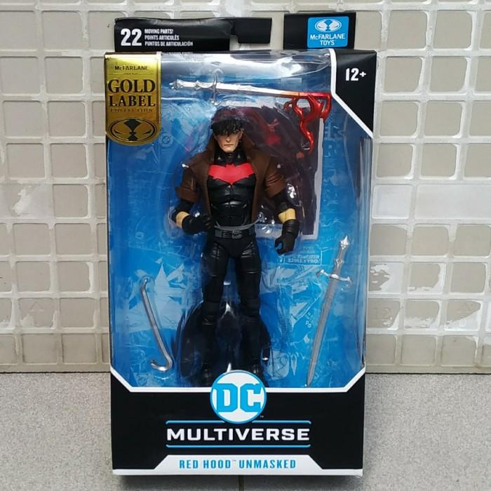 MCFARLANE TOYS DC MULTIVERSE RED HOOD UNMASKED NEW 52 JASON TODD