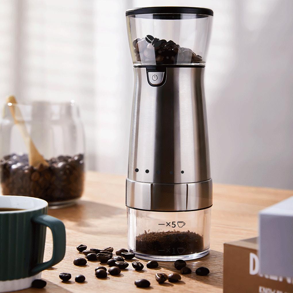 Electric Grinder USB Rechargeable Penggiling Kopi Otomatis Pepper Mill Alat Penggiling Alat Dapur Aksesoris