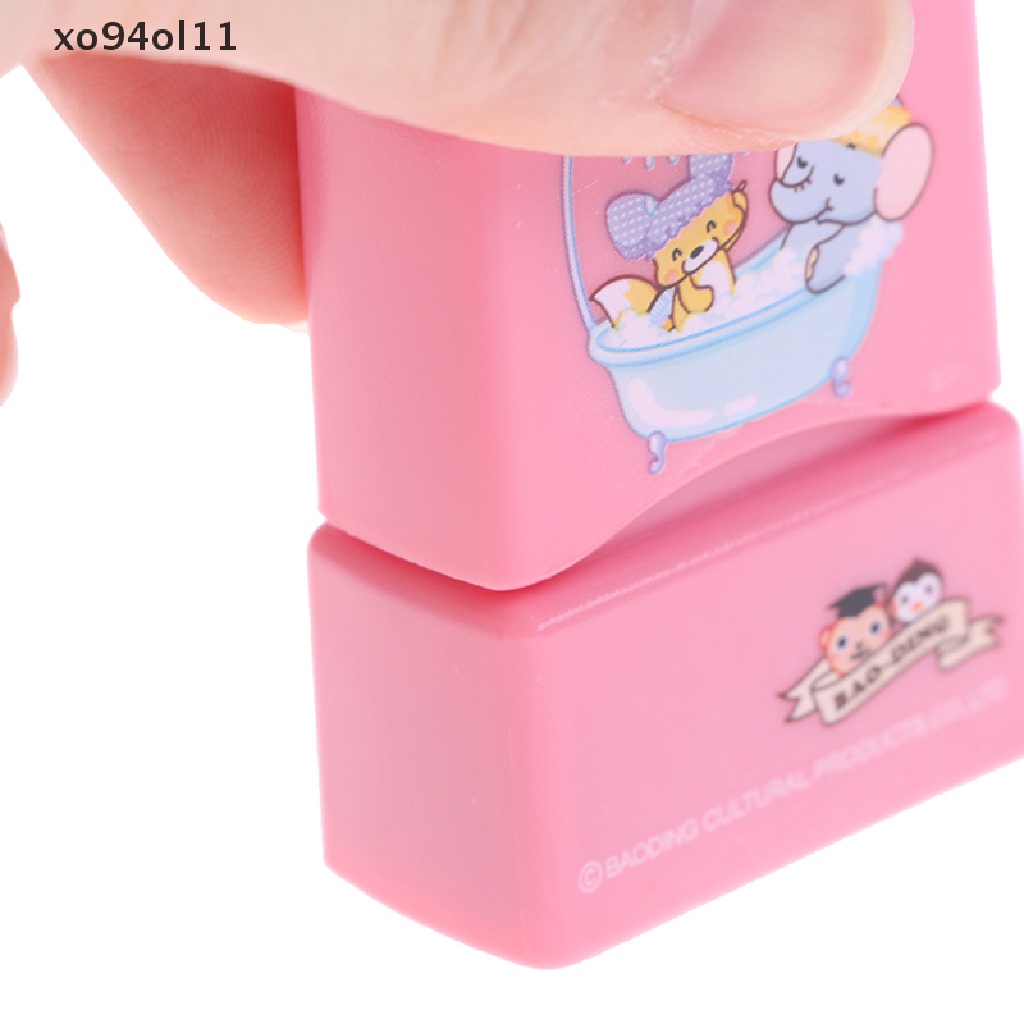 Xo Stempel Nama Bayi DIY Security Name Seal Baju Bab Ukir Pola Sendiri OL