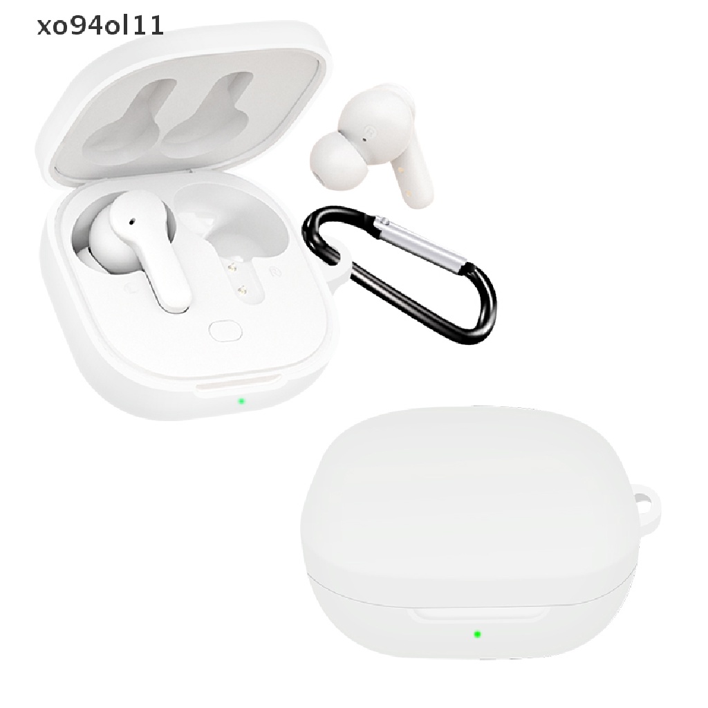 Xo Trendi Lucu Shockproof Bluetooth Headset Case Tahan Debu Soft Shell Silikon Earphone Cases Untuk QCY T13 Charging Box Dengan Kait OL