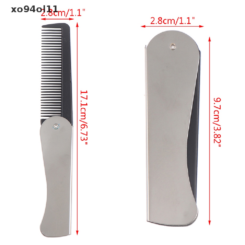 Xo Sikat Sisir Rambut Portable Foldable Massage Hair Comb Alat Penata Rambut Lipat OL