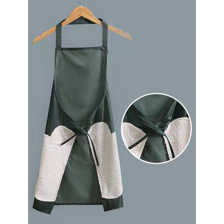 Apron Waterproof Celemek Masak Dapur Pria Wanita Celemek Barista