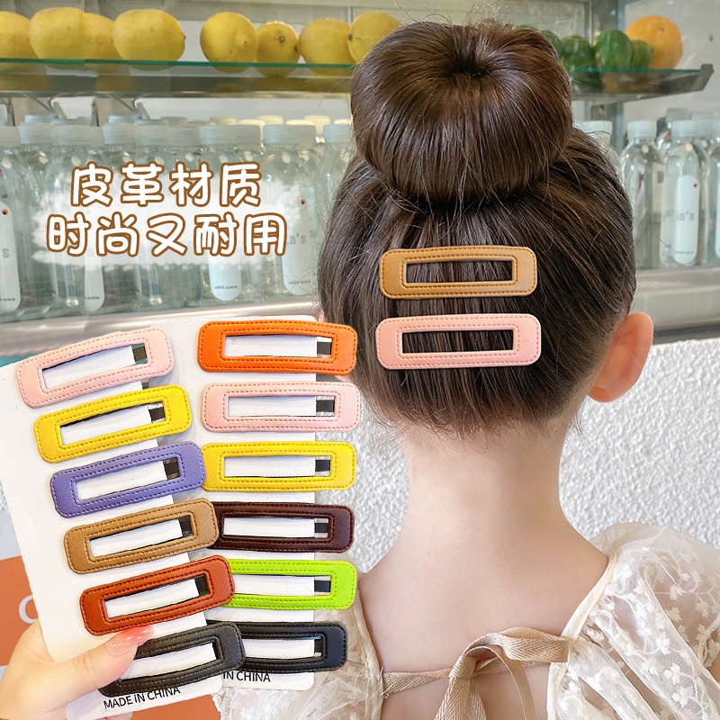 2023new Hair Clip Female Poni Samping Folder Belakang Kepala Jepit BB Rambut Patah