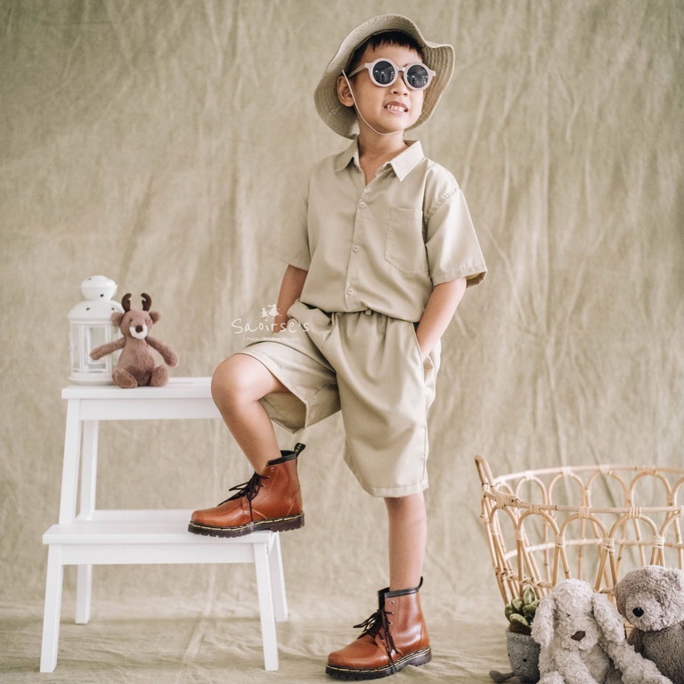 Panji Safari Set by Saoirse's - Setelan Zoo Keeper anak Baju Adventure kostum pemburu petualang