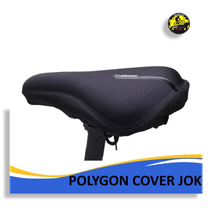 POLYGON COVER SADEL SEPEDA JOK COMFORT GEL EMPUK ORIGINAL