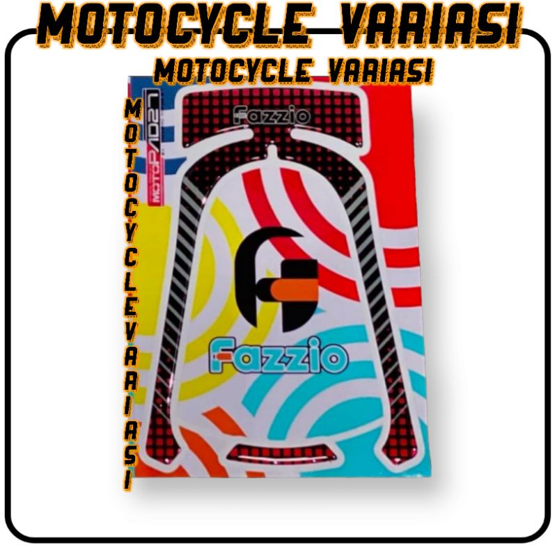 Motopad27 Sticker stiker lampu belakang Fazzio stiker fazzio premium