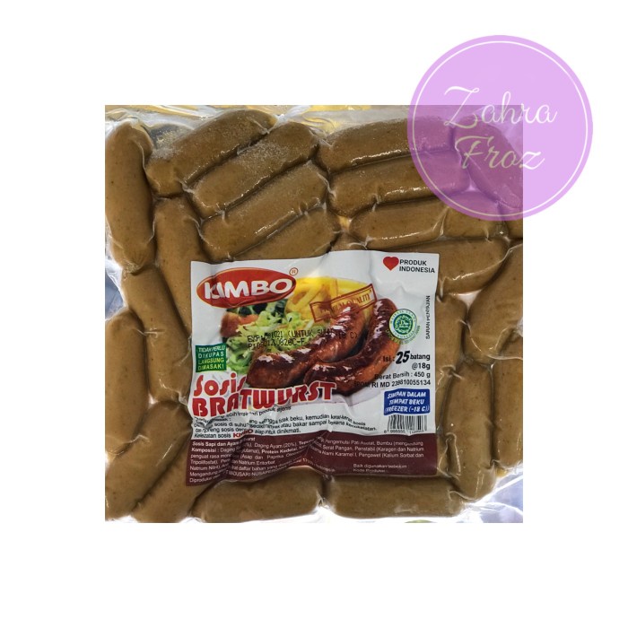

KIMBO SOSIS BRATWURST 450 GR ISI 25