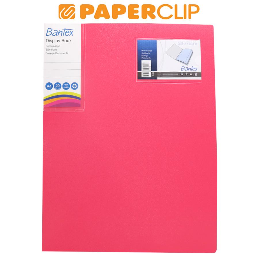 

DISPLAY BOOKS / CLEAR HOLDER BANTEX 3143 A4 20 63 MELON