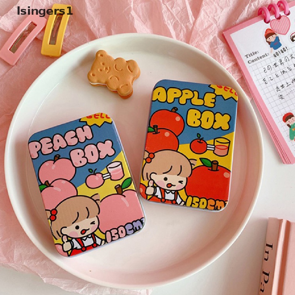 [lsingers1] Cute Storage Box Organizer Untuk Tangan Aksen Stiker Penyimpanan Permen Perhiasan Tinplate Box Stationery Organizer Butik