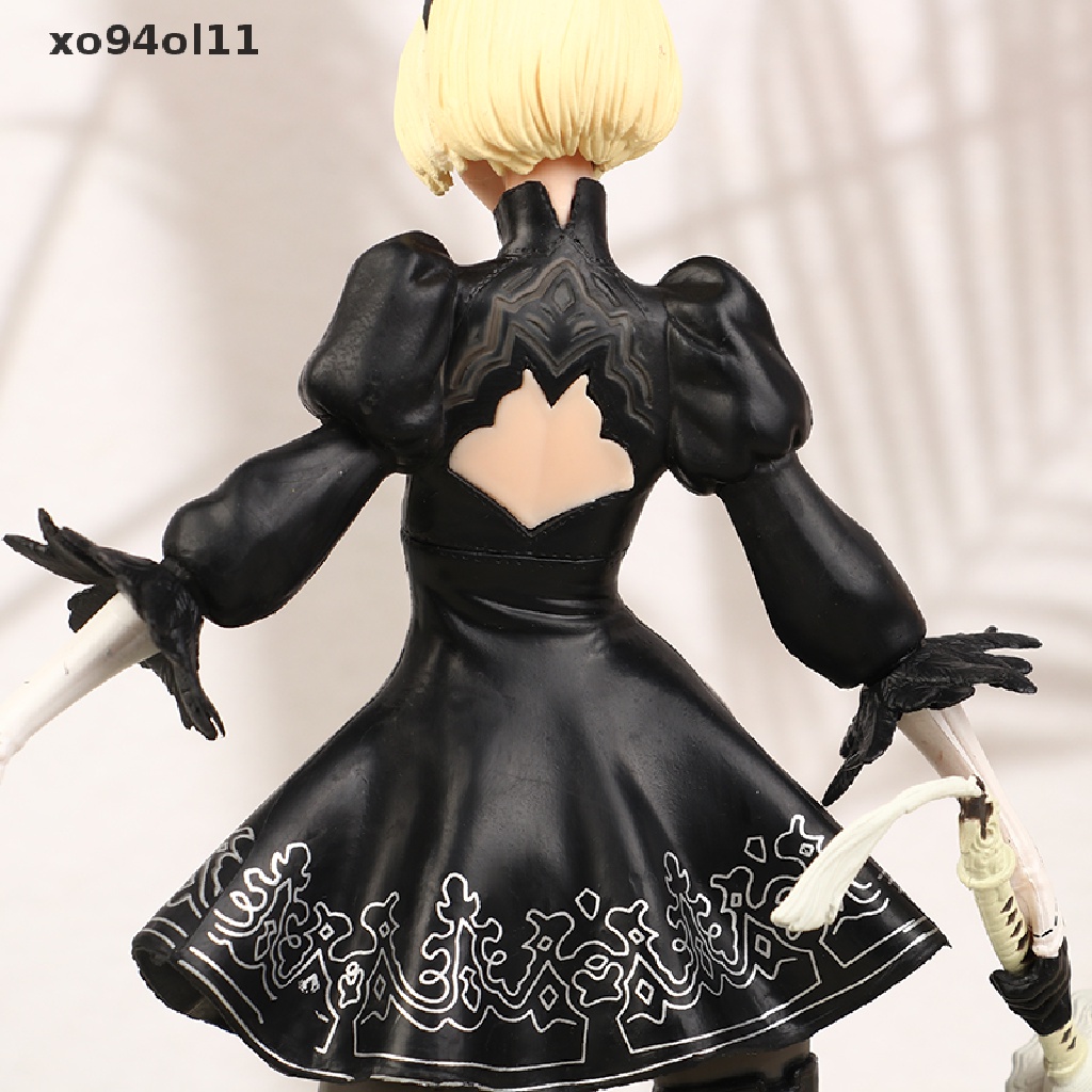 Xo NieR Automata 2B Model Action Figurine Collectible Tokoh Anime Figurine Patung Koleksi Boneka Dekorasi Hadiah Mainan OL