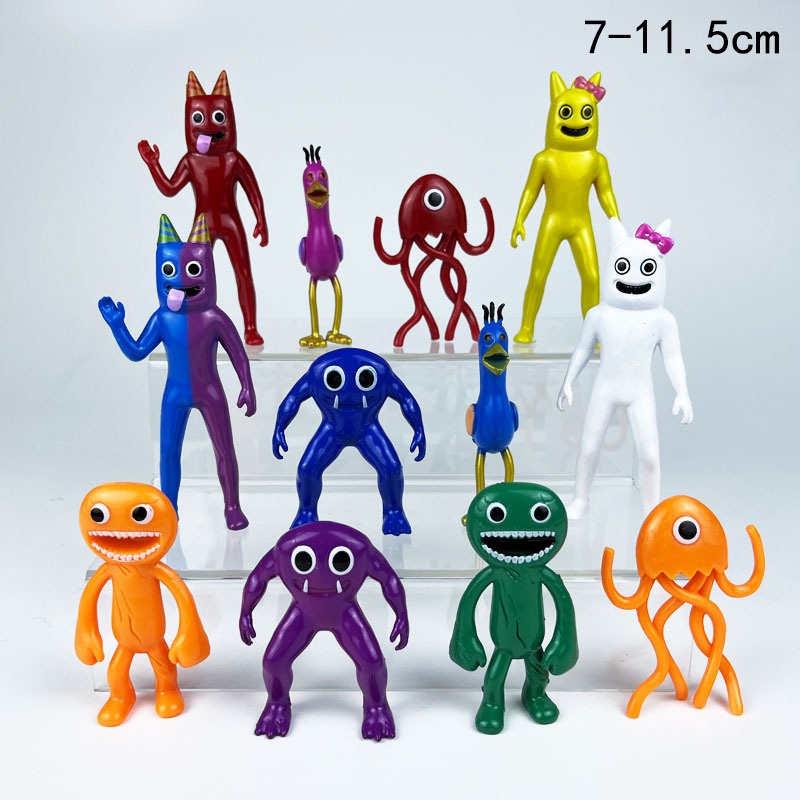 12pcs/set Garten of Banban Figure Model Mainan Dekorasi Handmade Boneka Anak Hadiah