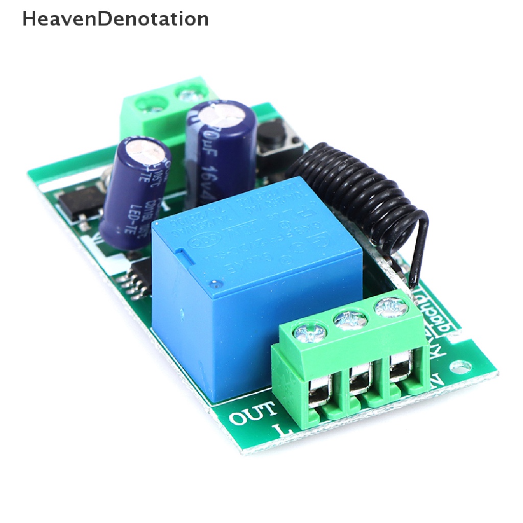 [HeavenDenotation] 433mhz AC 110V 220V 1CH Wireless Remote Control Switch Modul Receiver RF HDV