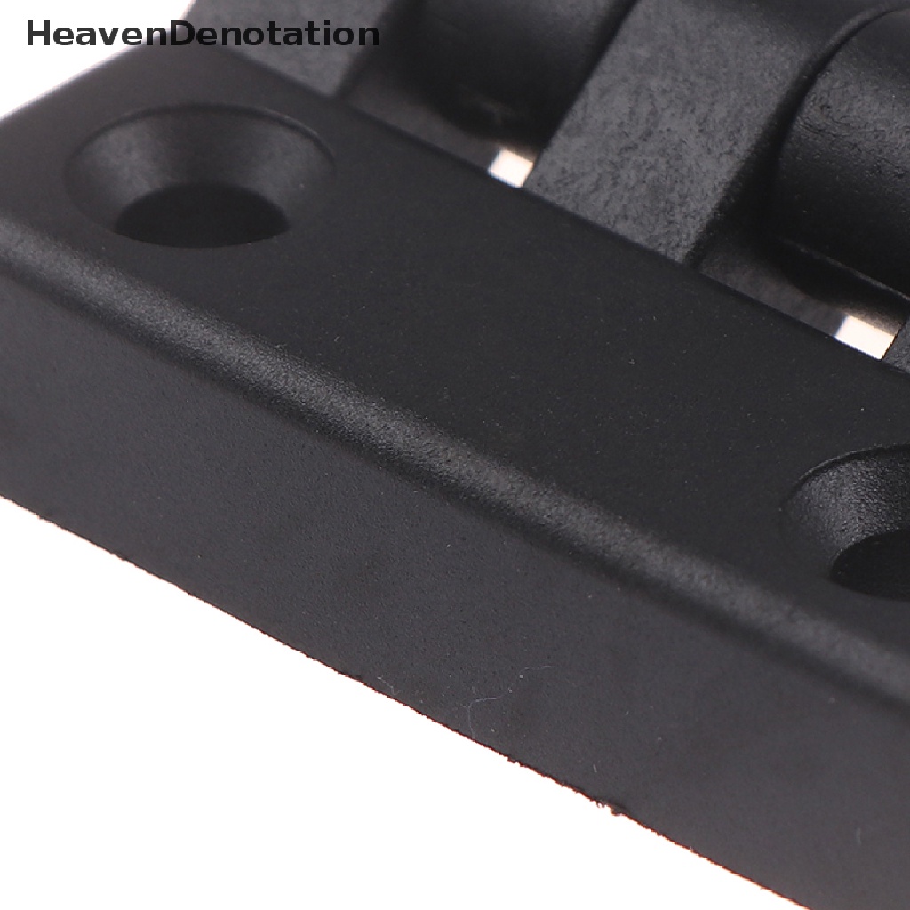 [HeavenDenotation] 1pcs Engsel Kecil Hitam Mini Pintu Plastik Bantalan Pantat Lemari ABS Hinge HDV