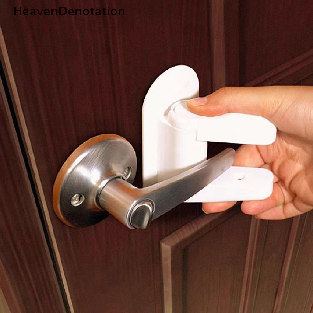 [HeavenDenotation] Universal Door Lever Lock Anak Bayi Safety Lock Perekat Pengaman Kait HDV