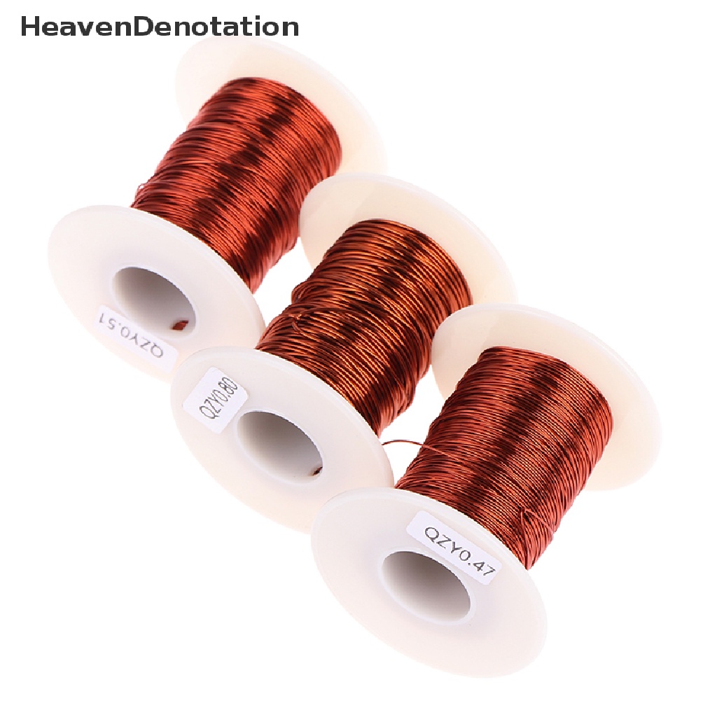 [HeavenDenotation] 0.13mm Sampai 1.25mm Kawat Tembaga Kawat Magnet Enameled Winding Wire Coil Wire 100g HDV