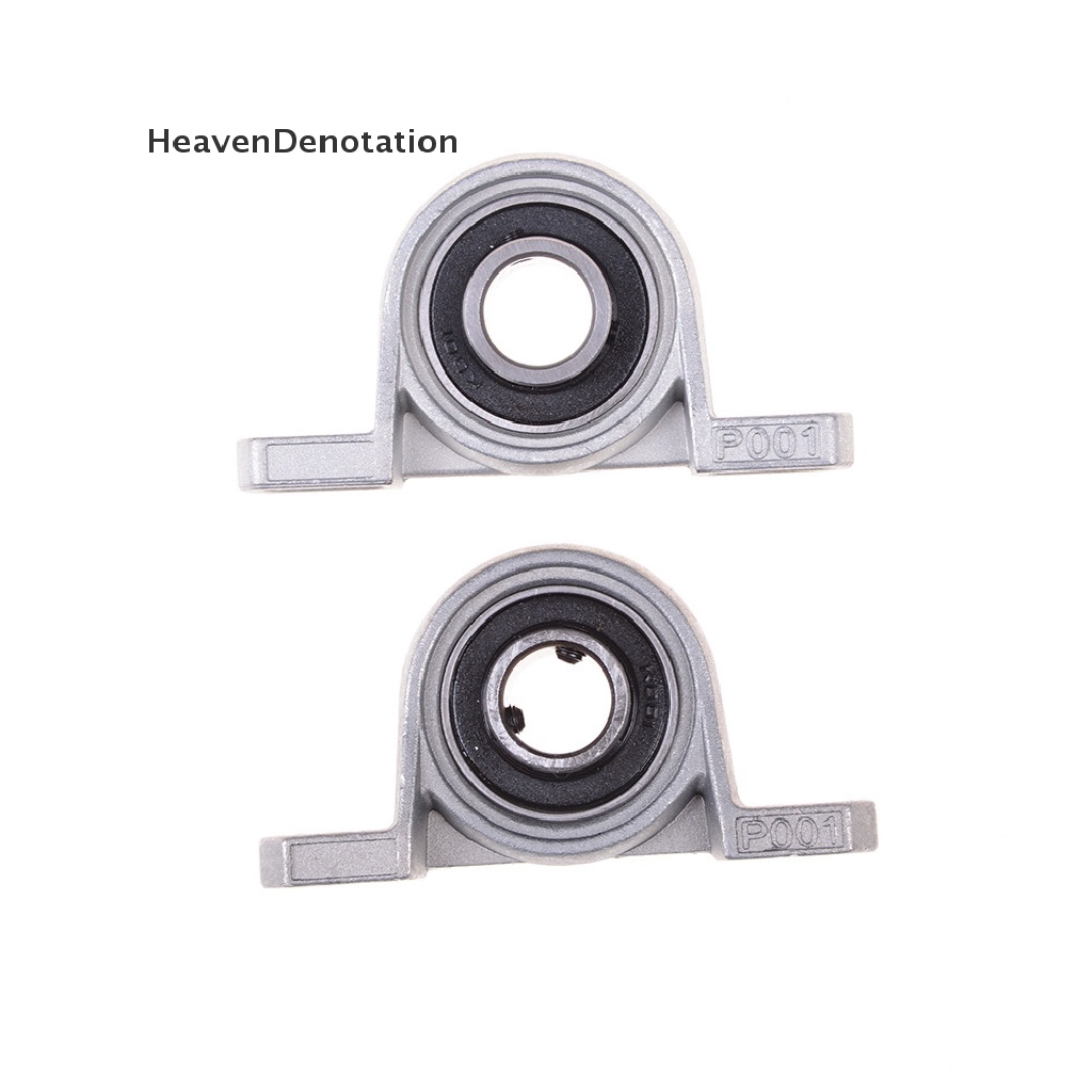 [HeavenDenotation] 2pcs 12mm Diameter Lubang Bola Bantalan Bantal Blok Dipasang Penyangga KP001 HDV