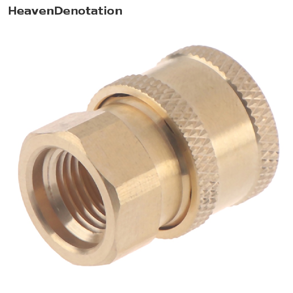 [HeavenDenotation] 1pc 1per4 &quot;Female NPT Kuningan Quick Connect Coupler Tool Untuk Pressure Washer HDV