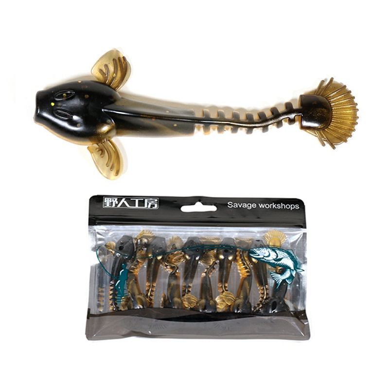 10pcs Fishing Lure Umpan Pancing 9cm5.3g/6.5cm2.5g Soft Fishing Lures Karet Lure Umpan Simulasi Manusia Hidup Renang Memancing Untuk Memancing Air Tawar