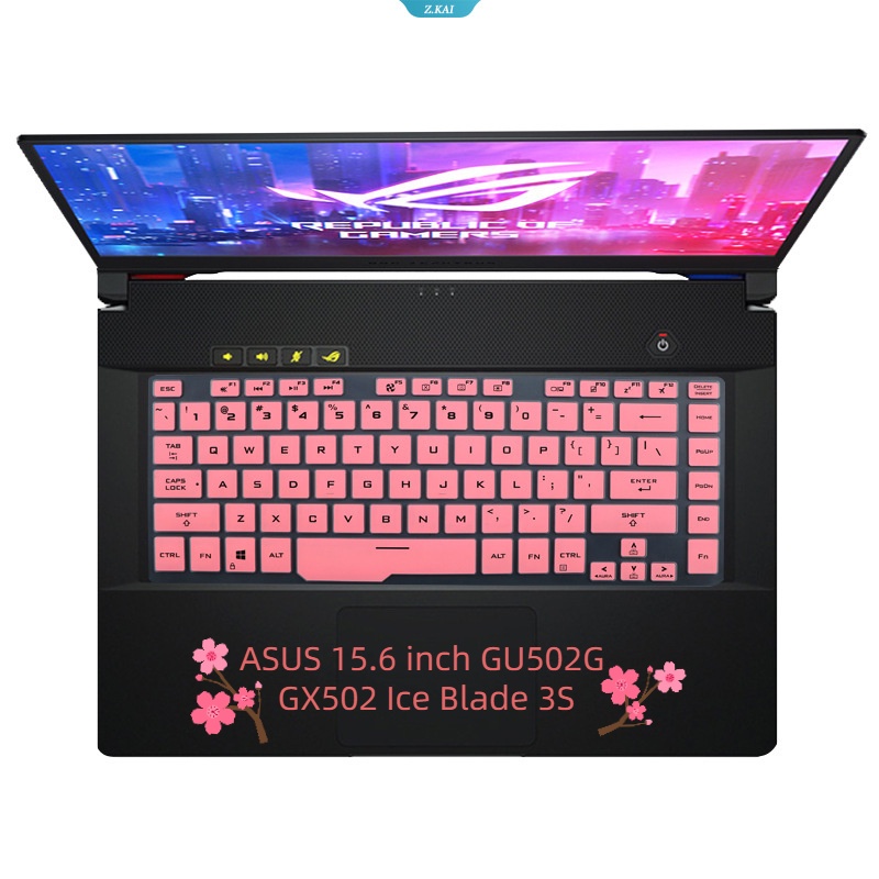 Cover Keyboard Untuk ASUS 15.6 inch GU502G GX502 Ice Blade 3S Silikon Pelindung Kulit Film TPU Clear Film Silicone Cover [ZK]