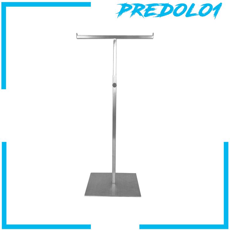 [Predolo1] Stand Display Tas Tangan Konter Tebal Weighted Base Tahan Lama Kait Gantung Ganda