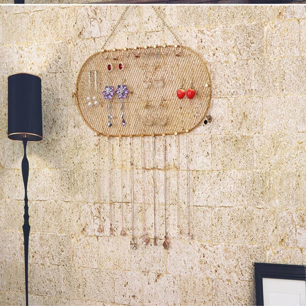 Lily Grid Jewelry Display Storage Box Kalung Stand Tempat Penyimpanan Rak Perhiasan