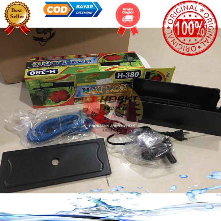 Aquarium Top Filter Hailong H-380 Aquarium Top Filter Hailong H-380 PAKET LENGKAP