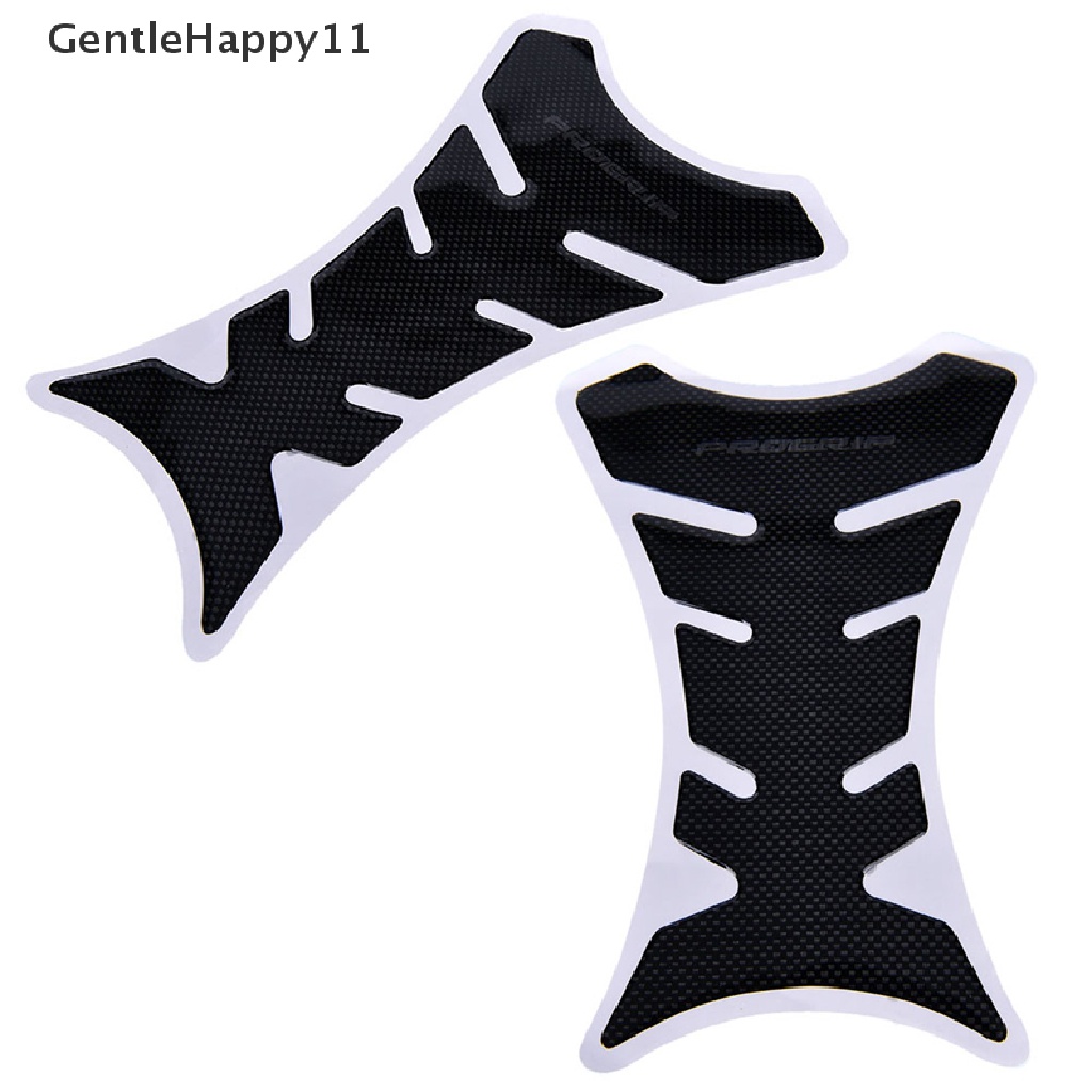 Gentlehappy Carbon Fiber pad pad Pelindung Sticker Motor Universal Tulang Ikan id