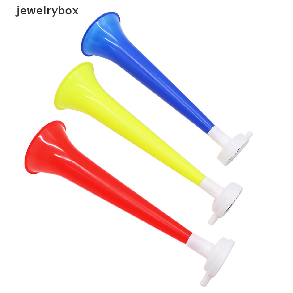 [jewelrybox] Cheer Plastic Horn Football Game Fans Alat Peraga Ceria Vuvuzela Kid Terompet Butik