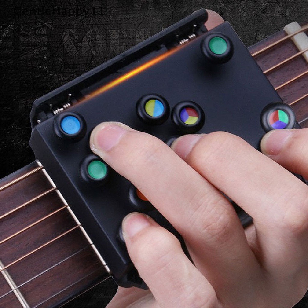 Gentlehappy 21kord Gitar Alat Bantu Mengajar Pemula Sistem Gitar Trainer Latihan Chord Tool id