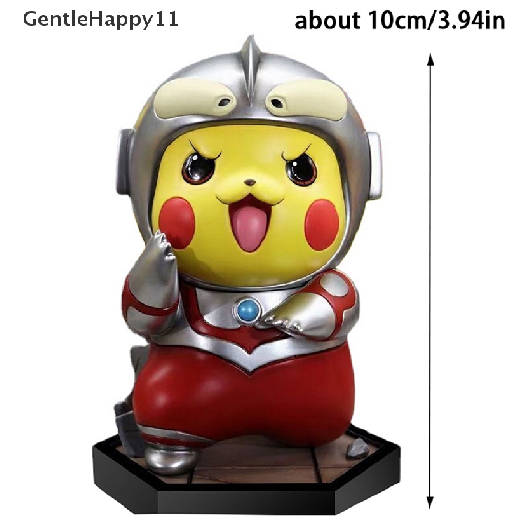 Gentlehappy Koleksi Pokemon Pikachu Cosplay Ultraman Action Figure Anime Kartun Boneka id