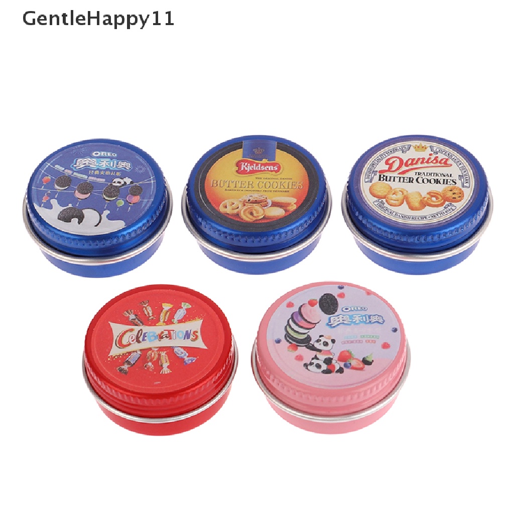 Gentlehappy1per12 Miniatur Rumah Boneka Cookies Box Rumah Boneka Dapur Makanan Decor Aksesoris id