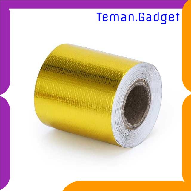 TG - OTO VRacing Exhaust Wrap Lakban Peredam Panas Knalpot 5 CM x 5 M - MD-1901