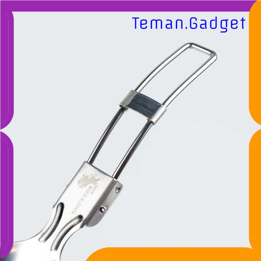 TG - DPR KNIFEZER Foldable Spoon Fork Sendok Garpu Lipat Stainless Steel - SVGF2