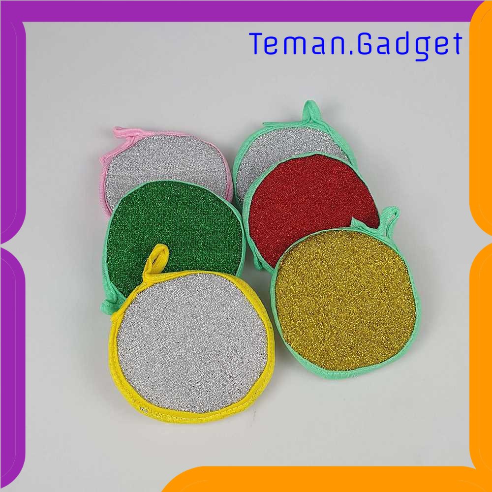 TG - DPR Golden Star Spons Cuci Piring Double Sides Cleaning Sponge 3PCS - XY-0186