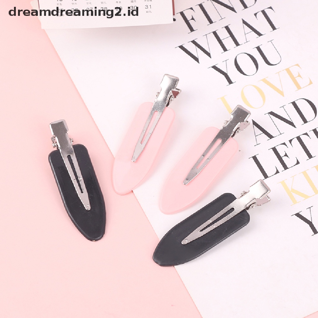 (dream) 10pcs/set Tanpa Tekuk Seamless Jepit Rambut Makeup Clip Cuci Aksesoris Wajah//