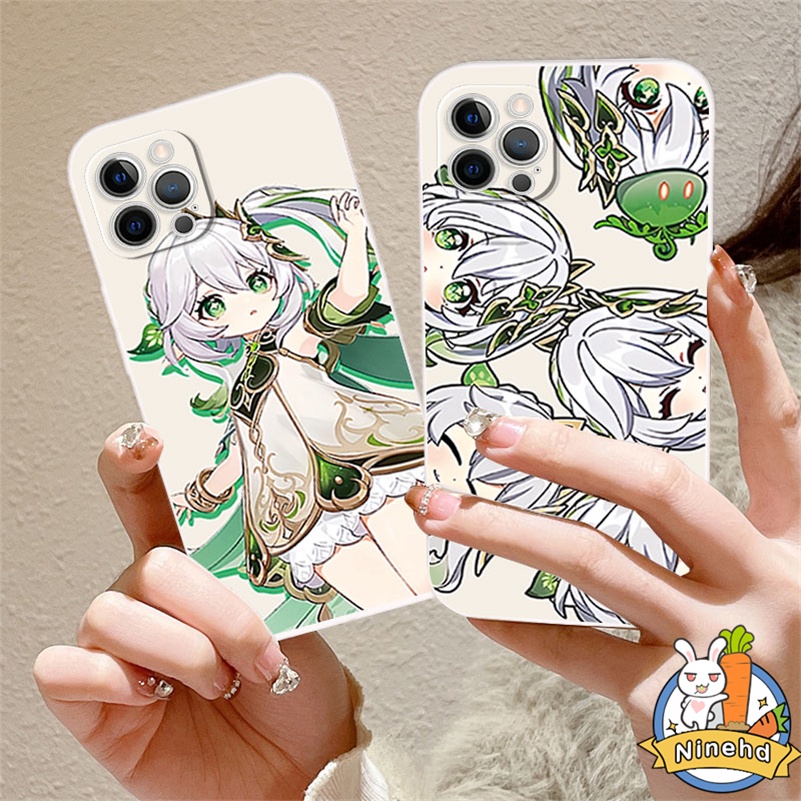 IPHONE Casing Kompatibel Untuk Iphone14 13 12 11 Pro Max X Xr Xs Max8 7 6 6s Plus SE 2020 Ins Jepang Animasi Gadis Indah Tepi Lurus Silikon Tahan Debu Shockproof Soft Phone Case