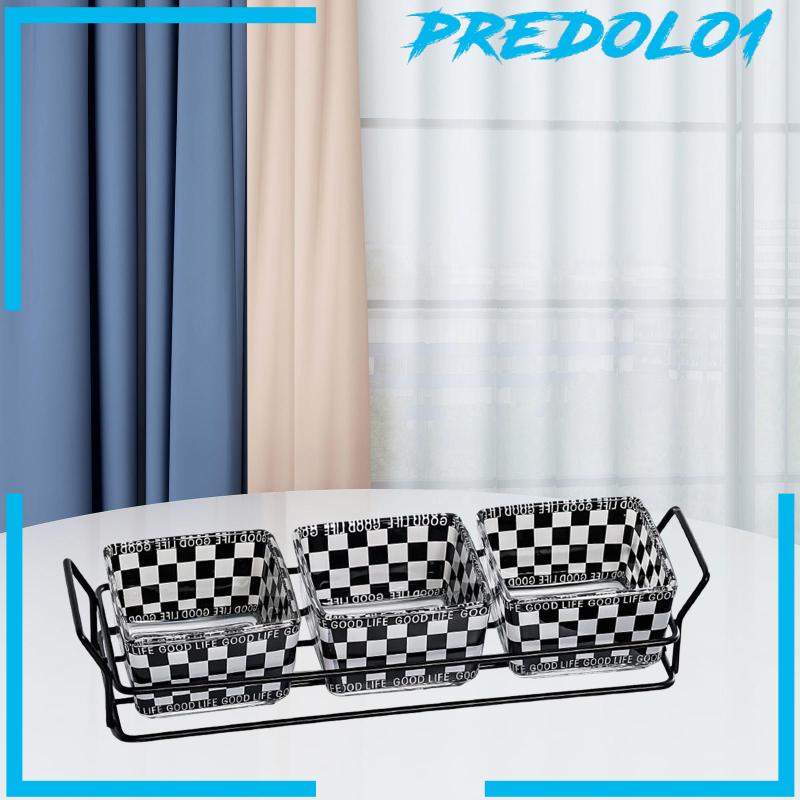 [Predolo1] Divided Serving Dishes Tray Piring Saji Sekat Untuk Buah Dapur