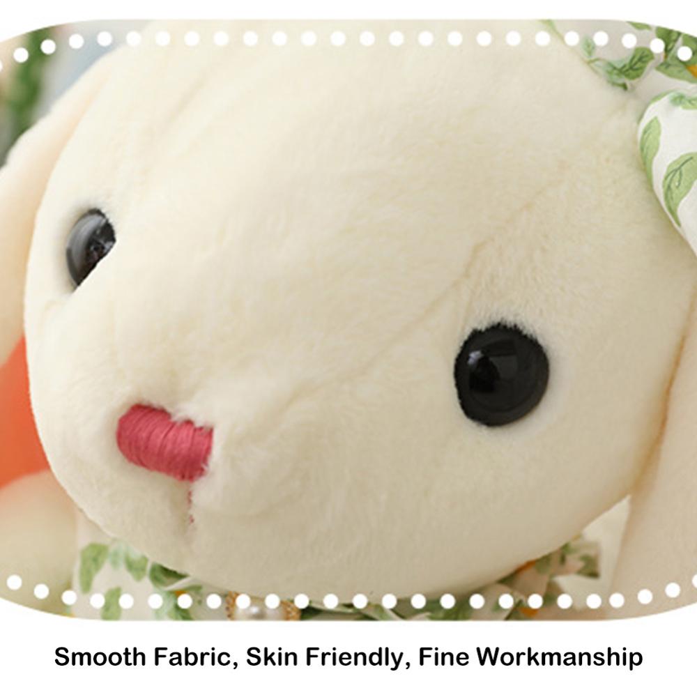 Timekey 1PC 30cm Cute Couple Rabbit Plush Toy Rabbits Stuffed Toys Mainan Ulang Tahun Pernikahan Untuk Anak Kids P6T7