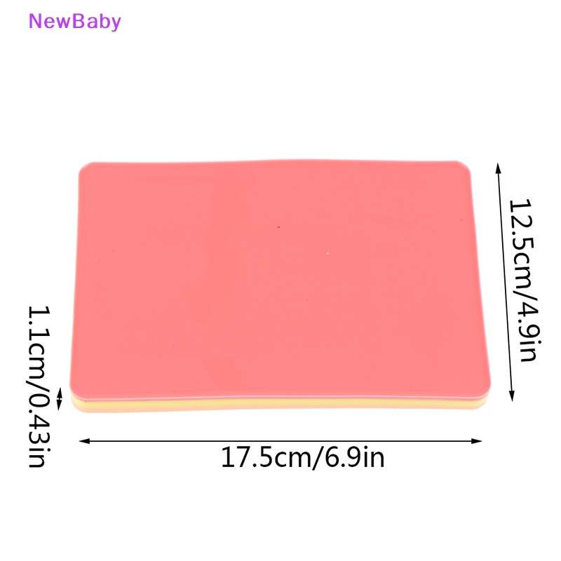 Newbaby Latihan Jahitan Kulit Silicone Pad Latihan Bedah Simulasi Luka ID