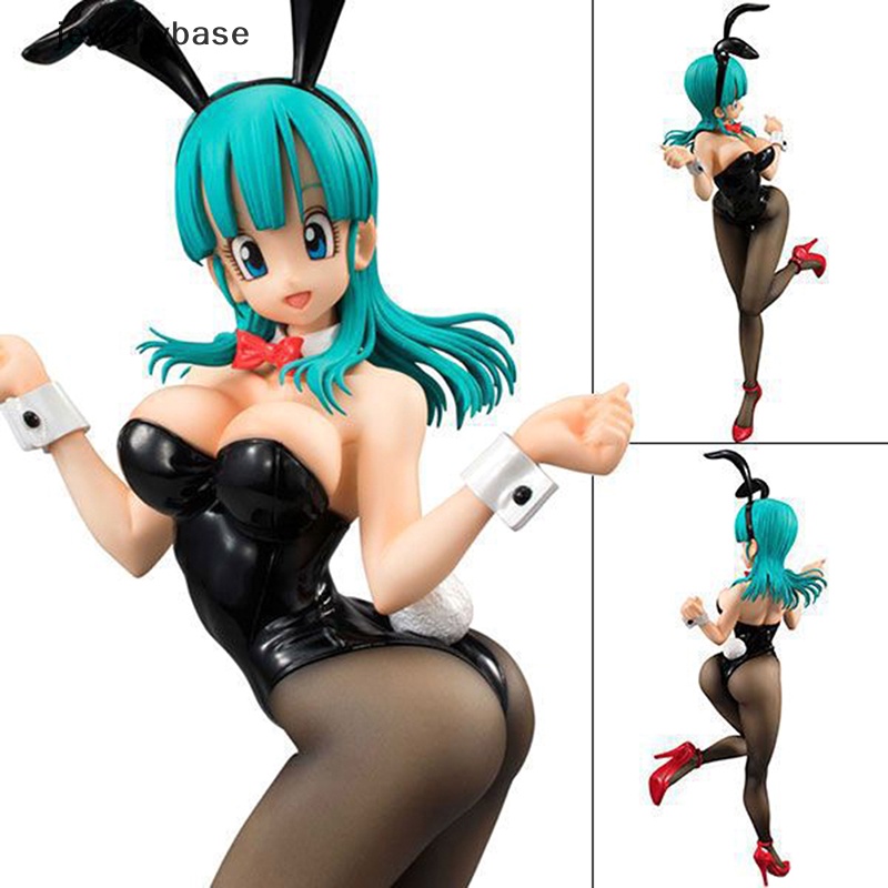 [jewelrybase] 20cm Dragon Ball Z Bulma Sexy Kelinci Gadis Anime Boneka Action Figure PVC Model Mainan Butik